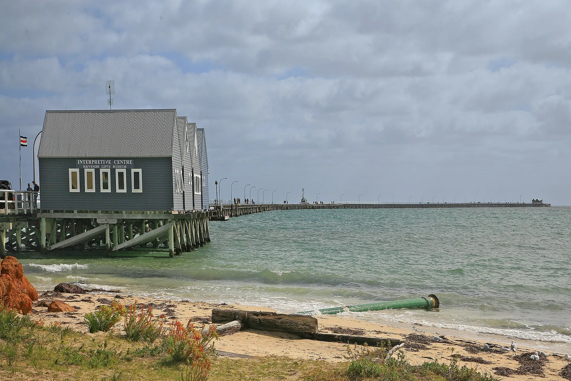 Busselton Jetty - the longest timber-piled jetty in the Southern Hemisphere